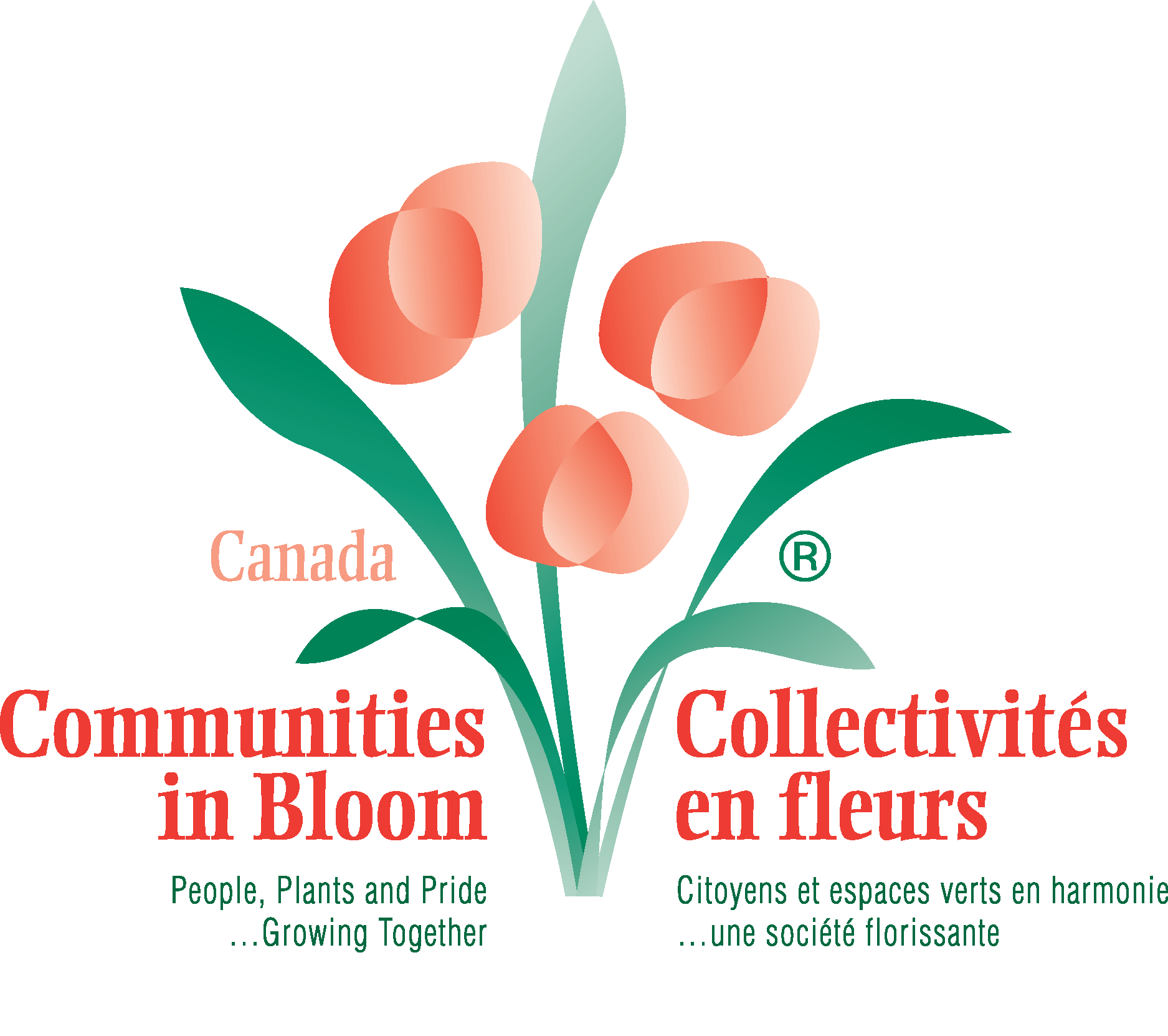 Communities In Bloom Logo Vector Logo